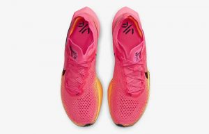 Nike ZoomX Vaporfly 3 Hyper Pink Orange DV4129-600 up