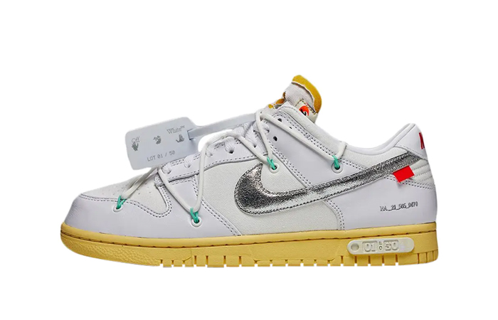 Off-White x Nike Dunk Low White Lot 1 DM1602-127 featured image