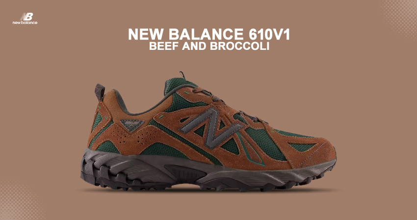 New Balance 610 Surfaces In A  "Beef and Broccoli" Theme