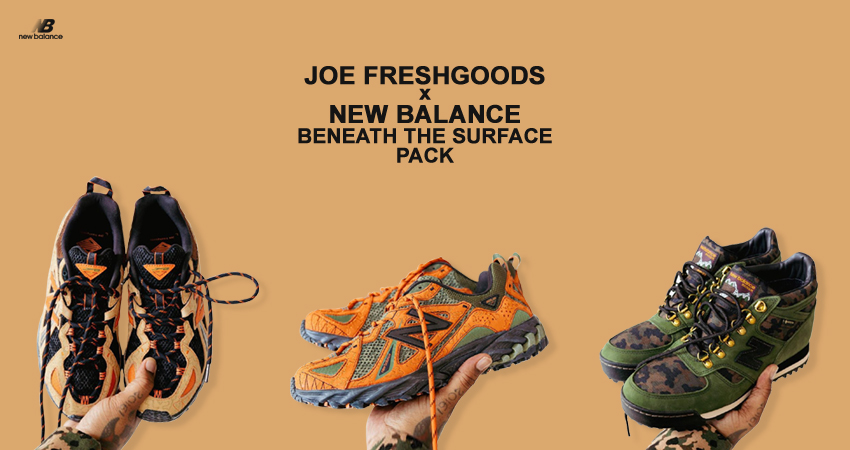 Joe Freshgoods and New Balance Unveil "Beneath the Surface" Pack.