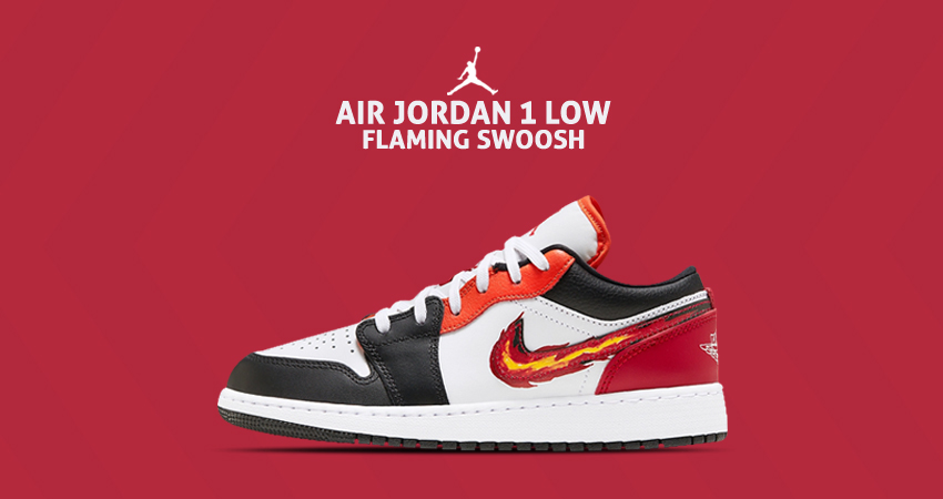The Air Jordan 1 Low "Born to Fly": Hot Swooshes, Jet Black Accents and More!
