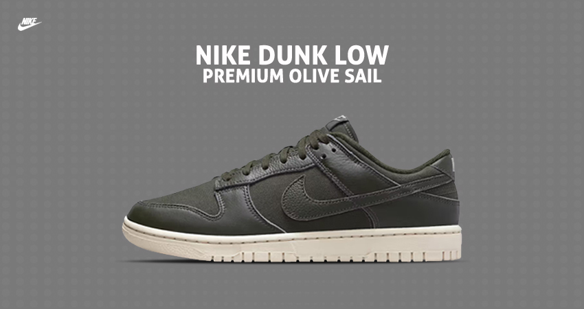 Drop Details Of Nike Dunk Low Premium “Sequoia”