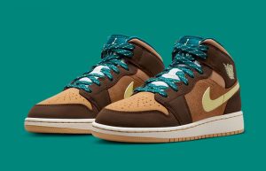 Air Jordan 1 Mid Cacao Wow DZ6335 200 front corner