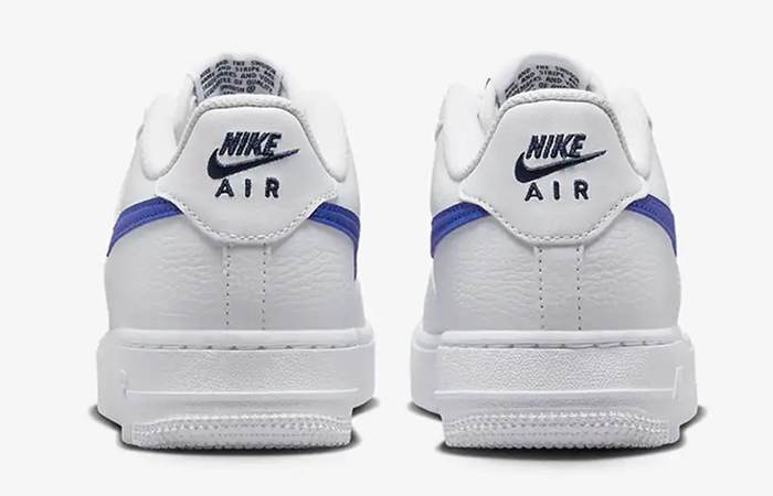 Nike Air Force 1 Low GS White Royal FN3875-100 back