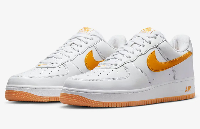 Nike Air Force 1 Low Waterproof White Gold FD7039 100 front corner