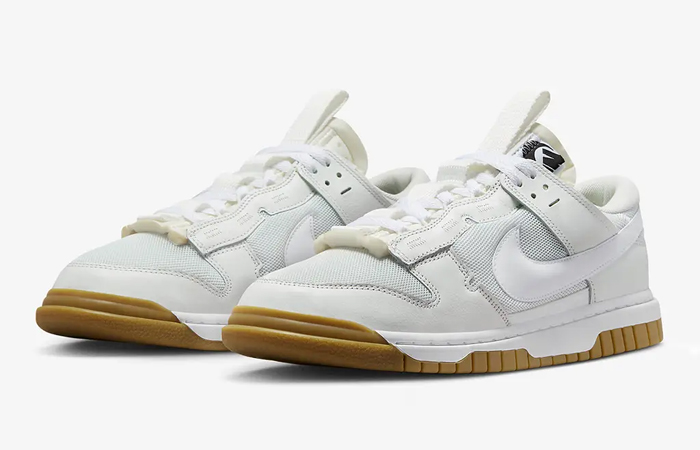 Nike Dunk Low Remastered White Gum DV0821 001 front corner