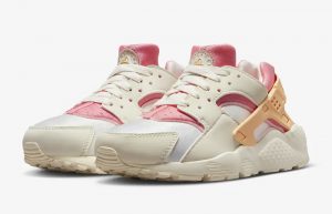 Nike Huarache Run GS Sail Coral 654275 118 front corner