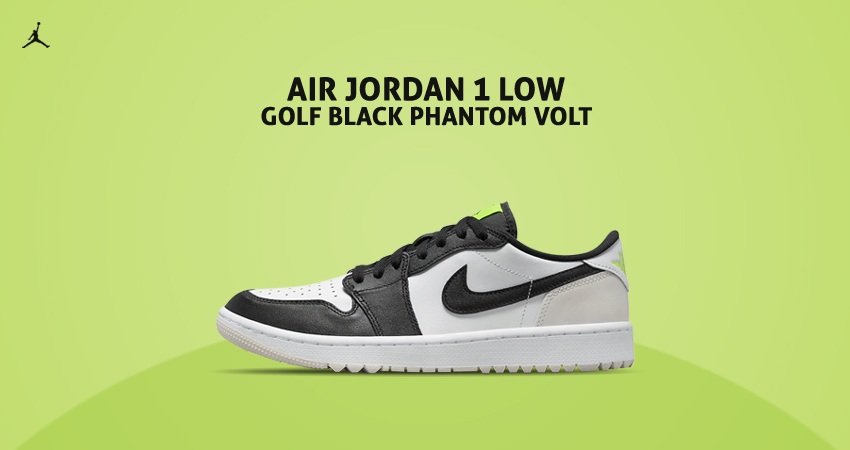 Air Jordan 1 Low Goes Golf In White/Black Theme