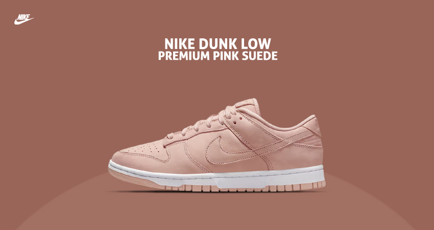 Nike dips the Dunk Low in "Pink Oxford"
