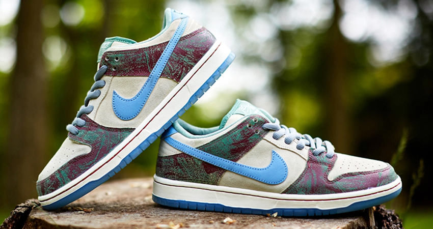 A Closer Look At The Crenshaw Skate Club x Nike SB Dunk Low lifestyle left right