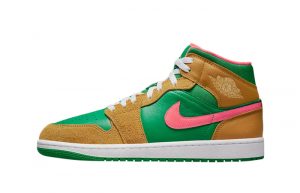 Air Jordan 1 Mid Wheat Watermelon DX4332 700 featured image