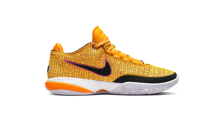 Drop Details Of The Nike LeBron 20 Laser Orange right