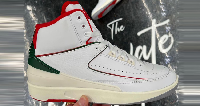 First Look Of The New Air Jordan 2 ‘Fire Red lifestyle right