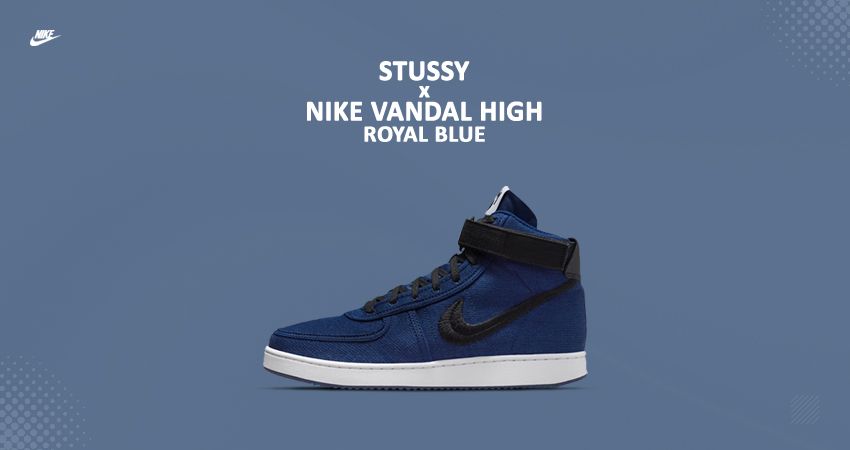 First Look Of The Stüssy x Nike Vandal in Royal Blue