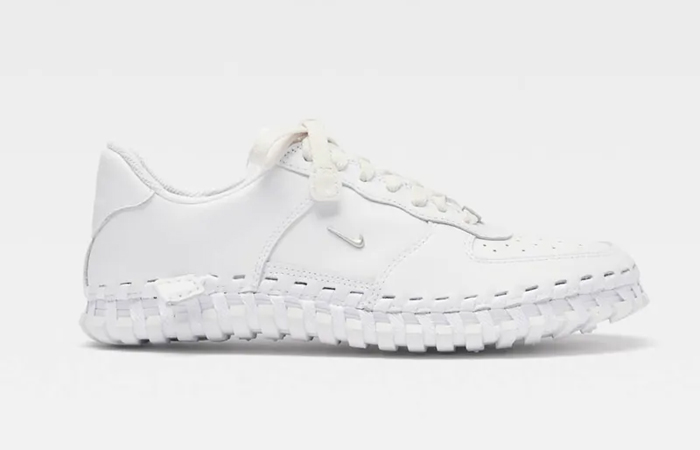 Jacquemus x Nike J Force 1 White Woven DR0424 100 right