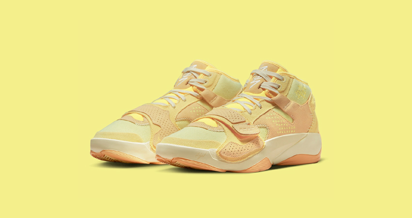 Jordan Zion 2 Gears Up For Summer In Celestial Gold Colourway front corner