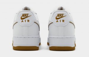 Nike Air Force 1 Low White Desert Ochre back