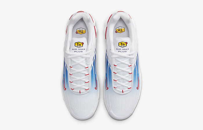 Nike Air Max Plus 3 White Red Blue FN3411 100 up