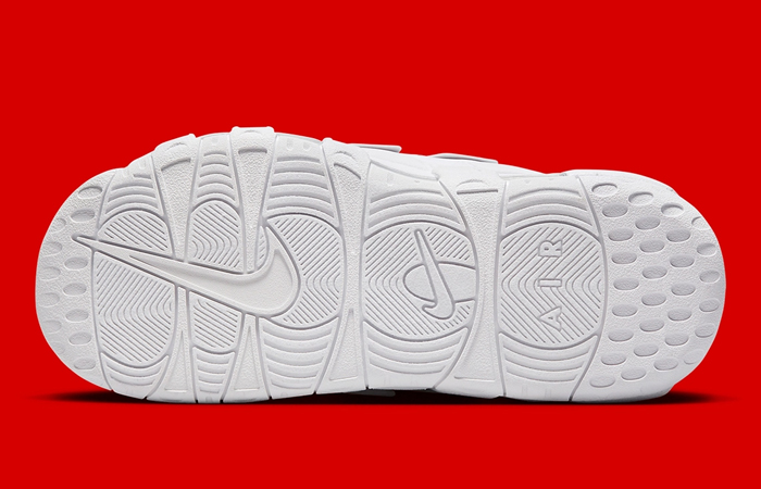 Nike Air More Uptempo Slides White Red FD9884 100 down