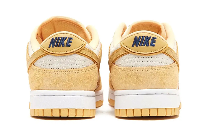 Nike Dunk Low Gold Suede DV7411 200 back