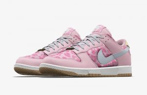 Nike Dunk Low Unlocked By You Asymmetrical FJ2256 900 Pink front corner