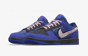 Nike Dunk Low Unlocked By You Asymmetrical FJ2256 900 blue front corner