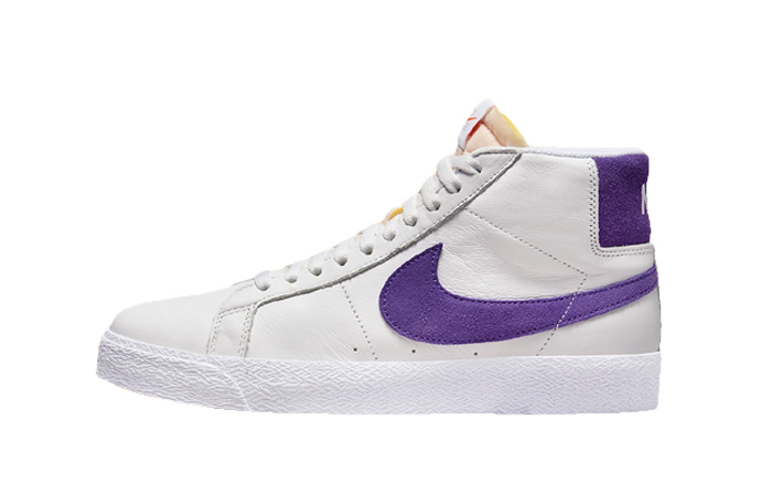 Nike SB Blazer Mid White Court Purple DZ4949 100 featured image