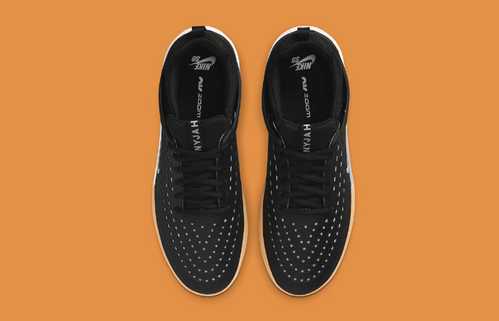Nike SB Nyjah 3 Black Gum DV7896 001 up