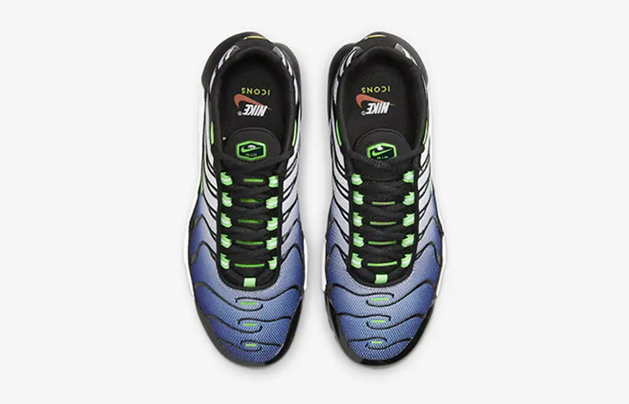 Nike TN Air Max Plus GS Icons Black Scream Green CD0609-021 - Where To ...