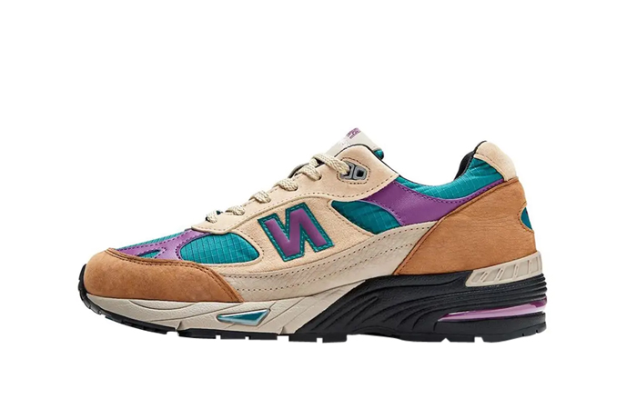 Palace x New Balance 991 Teal Tan Multi M991PAL featured image