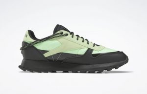 Reebok Pleasures Classic Leather Neon Mint H06244 right