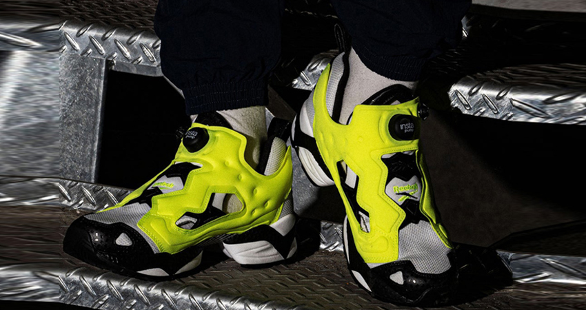 Reeboks Instapump Fury 95 Solar Yellow A Bright Spin on Pump Day 2023 onfoot 01