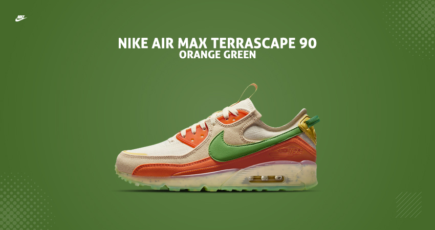 Summer Vibes Nike Air Max Terrascape 90 In Vibrant Orange And Green featured image