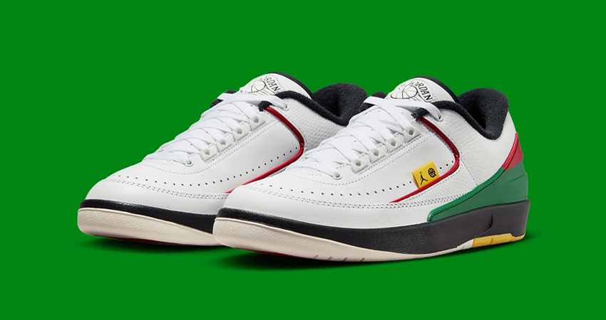The New Air Jordan 2 Low To Celebrate The French Basketball Tournaments 20th Anniversary front corner