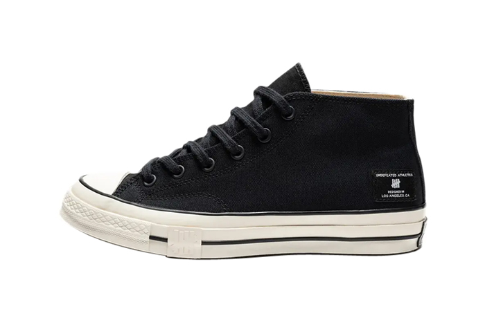 UNDEFEATED x Converse Chuck 70 Mid Black Natural Ivory A00673C - Where ...