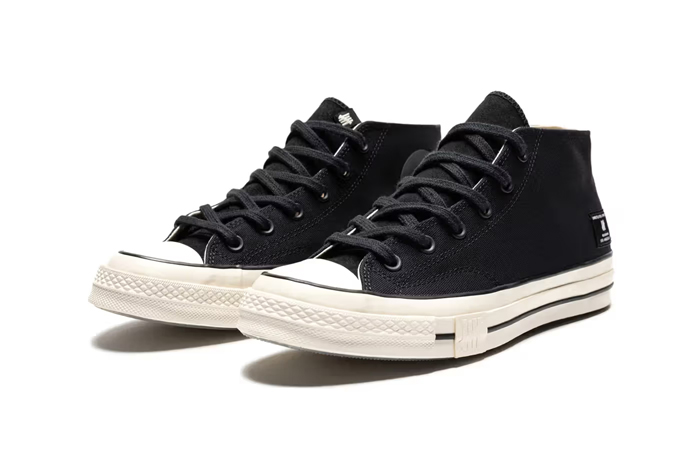 UNDEFEATED x Converse Chuck 70 Mid Black Natural Ivory A00673C - Where ...