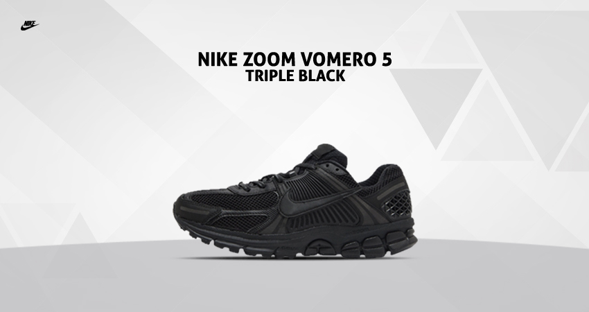 The Nike Zoom Vomero 5: A “Triple Black” Sneaker Sensation