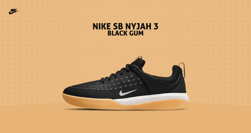 The Nike SB Nyjah 3 Appears In The OG "Black/Gum" Arrangement