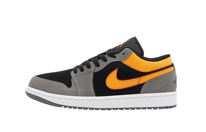 Air Jordan 1 Low Black Grey Orange FN7308 008 featured image