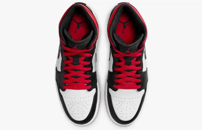 Air Jordan 1 Mid Gym Red Black Toe DQ8426 106 up