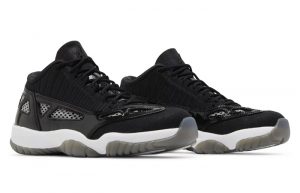 Air Jordan 11 Low IE Black White 919712 001 front corner