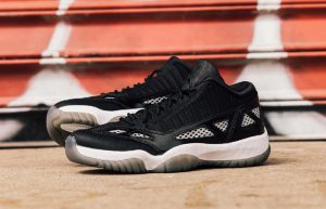 Air Jordan 11 Low IE Black White 919712 001 lifestyle left