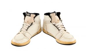 Air Jordan 2 Prototype Heritage Auction lifestyle front corner