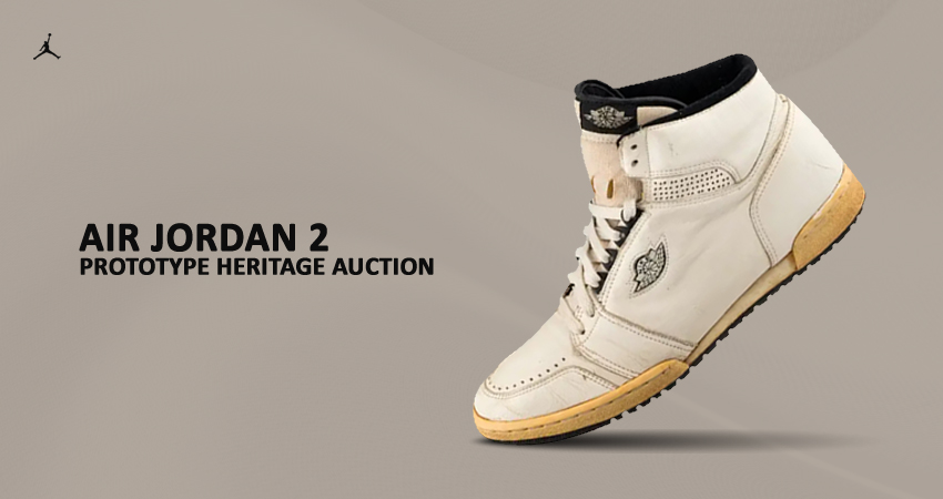 An Exclusive Air Jordan 2 Prototype Hits The Auction Block!