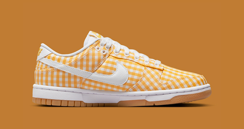 Check Out The Newest Nike Dunk Low In A ‘Yellow Gingham right