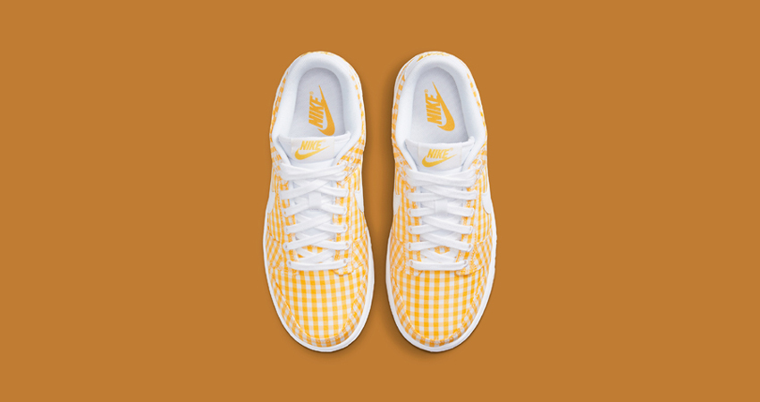 Check Out The Newest Nike Dunk Low In A ‘Yellow Gingham up