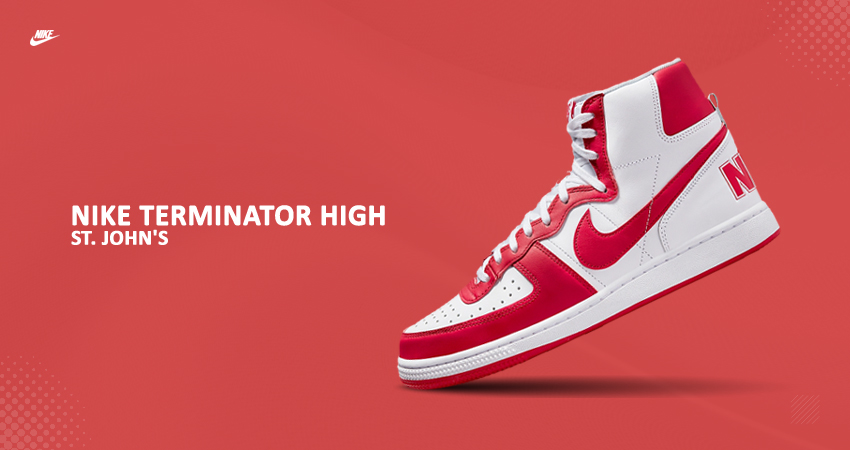 Drop Details Of The Nike Terminator High White University Red featured image