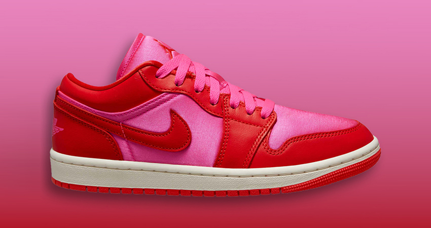 First Look Of Air Jordan 1 Low ‘Pink Satin right