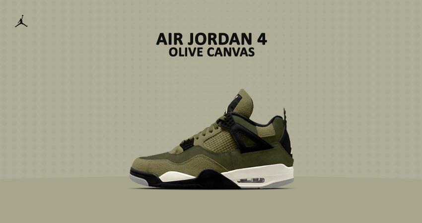 First Look Of The Air Jordan 4 SE Craft ‘Olive featured image