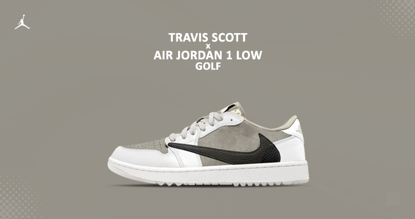 First Look Of The Travis Scott x Air Jordan 1 Low Golf featured image